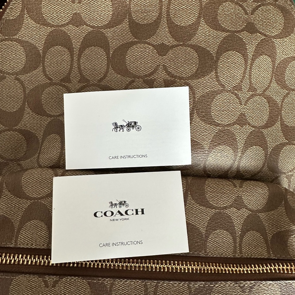 Coach Medium Charlie Brown Signature Backpack - Picture 8 of 8